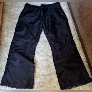 Women's Black Insulated Ski Pants for Snow or Winter Sports
